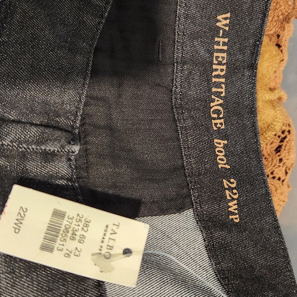 Talbots Black Boot Cut Demin Pants 22WP - Picture 5 of 5